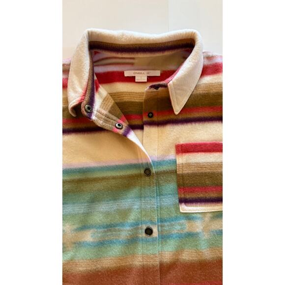 Youth Microfleece Button Up Top - Picture 3 of 4